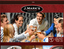 Tablet Screenshot of jmarksrestaurant.com